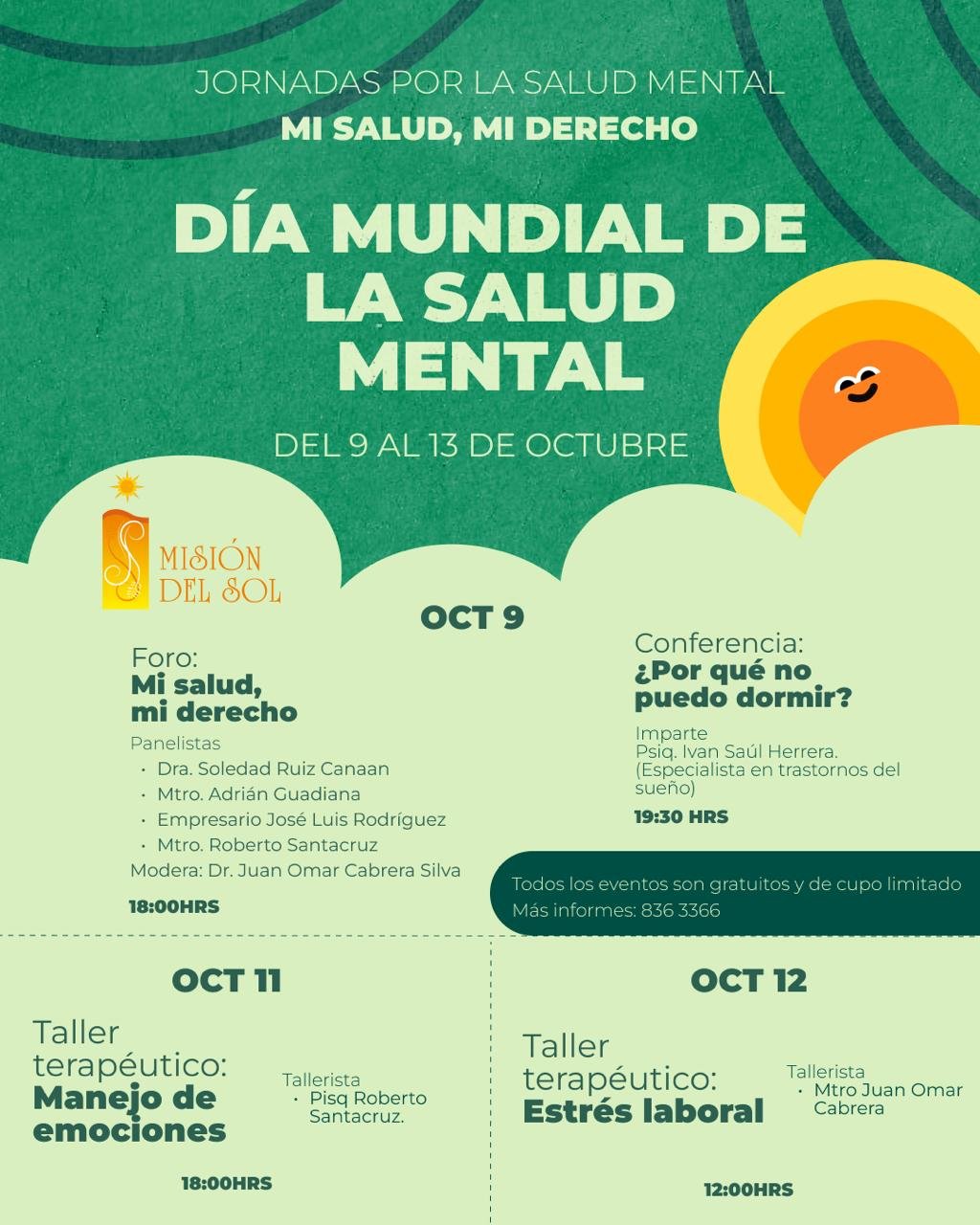 Presentan jornadas por el Día Mundial de la Salud Mental en la Clínica ...