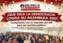 Organización política nacional avanza para ser partido político