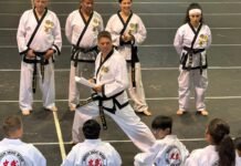 Presentaron examen de kups escuelas de moonmoo won moo duk kwan Durango